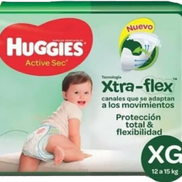 Huggies Xtra Flex XG 44 12 a 15 Kg