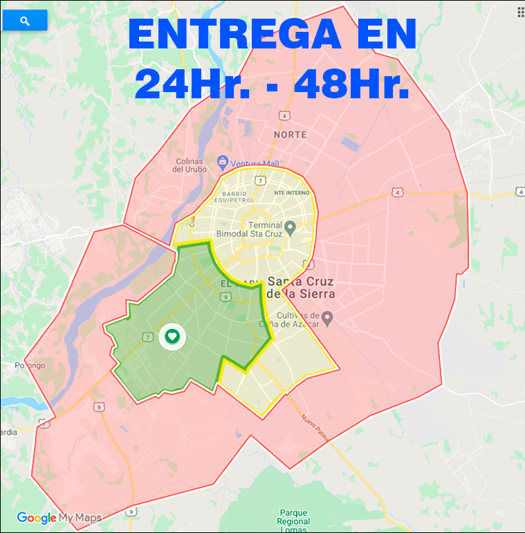 2 Zonas de Entrega